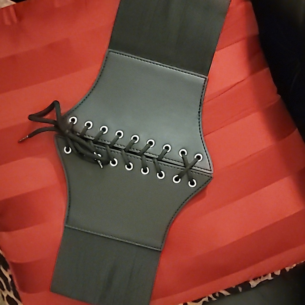 Black Corset Waist Belt